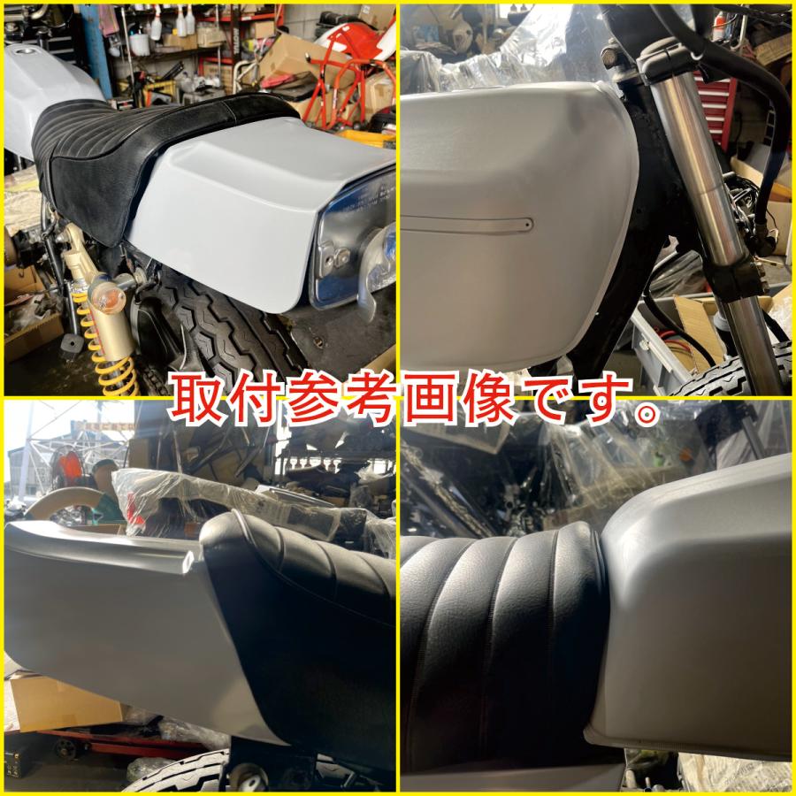 Z400FX 外装セット ４点 セット リプロ品 Z550FX Z400J 等におすすめです サフェーサー仕上げ 塗装にも バイクカスタム サフ仕上げ  タンク サイドカバー テールカウル バイクペイント バイクパーツ 外装キット / マニアックコレクション