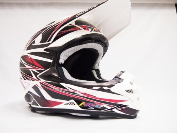 （ステッカー） SHOEIヘルメットVFX-W用 デカール ステッカー typeMOT-M 黒赤
