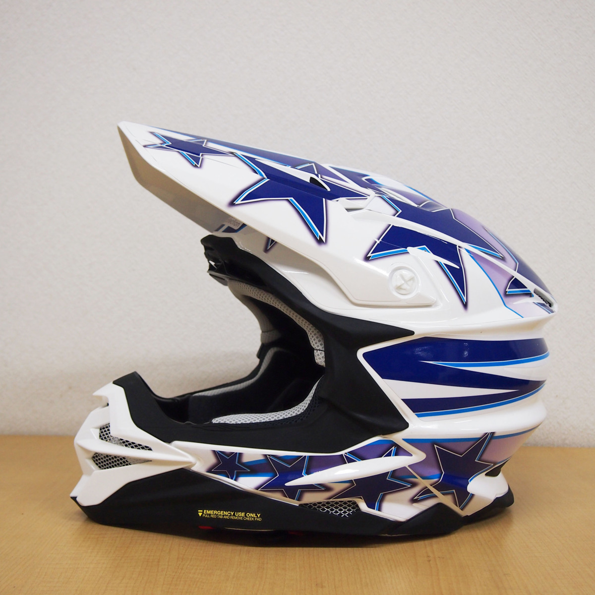 SHOEI VFX-WR Mサイズ用デカール 流星 赤 ヘルメット ステッカー デカールキット ショウエイ オフロード