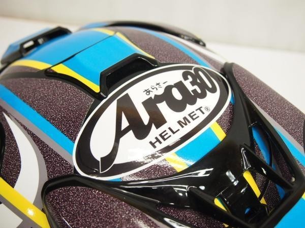 うのにもお得な Arai HELMET ステッカー 2枚反射 106×57mm 当時物