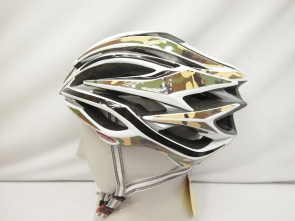 OGK カブト zenard ゼナード ヘルメット 迷彩 緑 カスタム シール 初心者でも 自転車 kabuto レース helmet